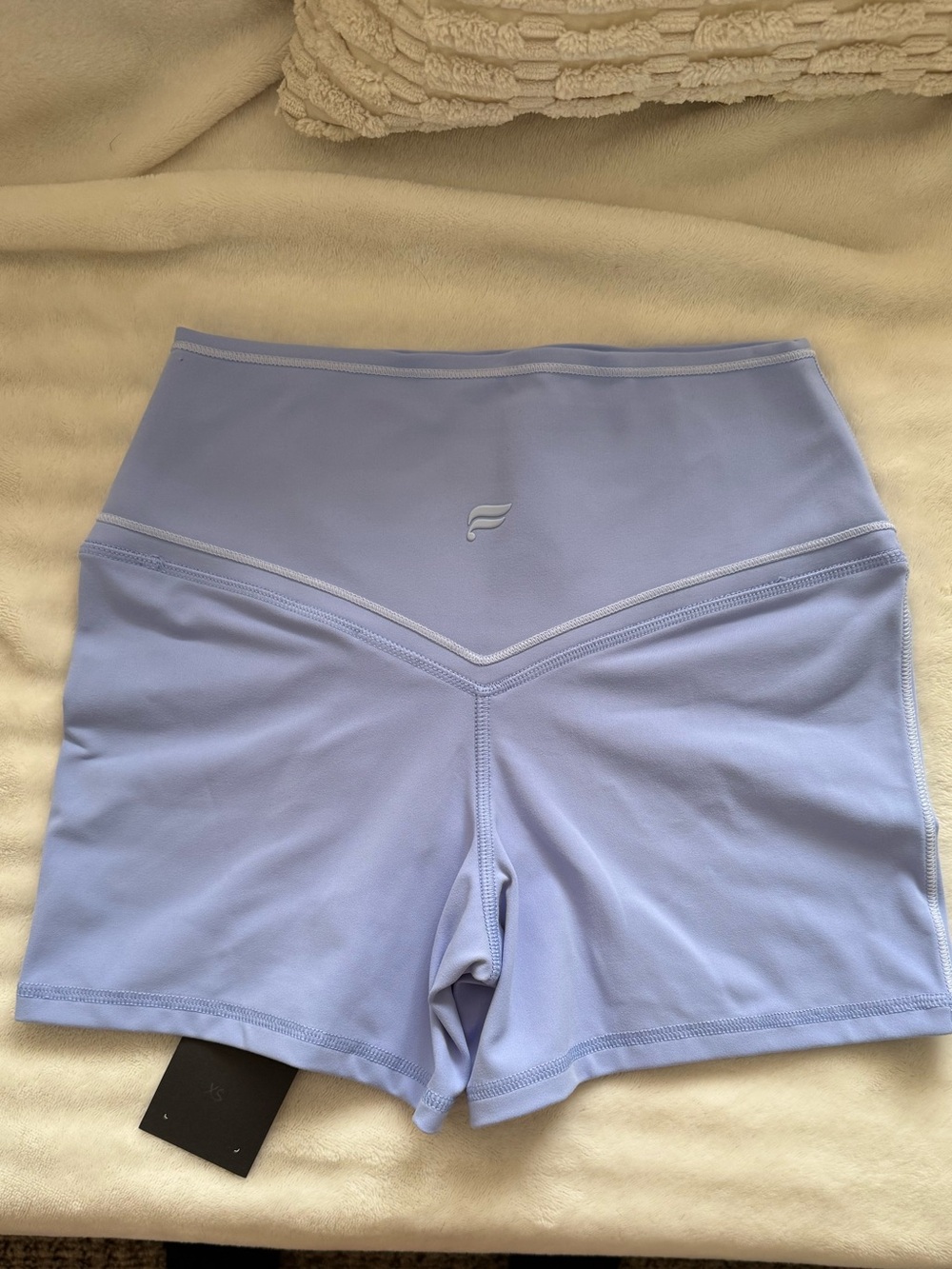 Fabletics Baby Blue Pure Luxe Shorts